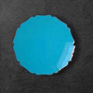 Vintage Teal Stratton Of England Powder Compact